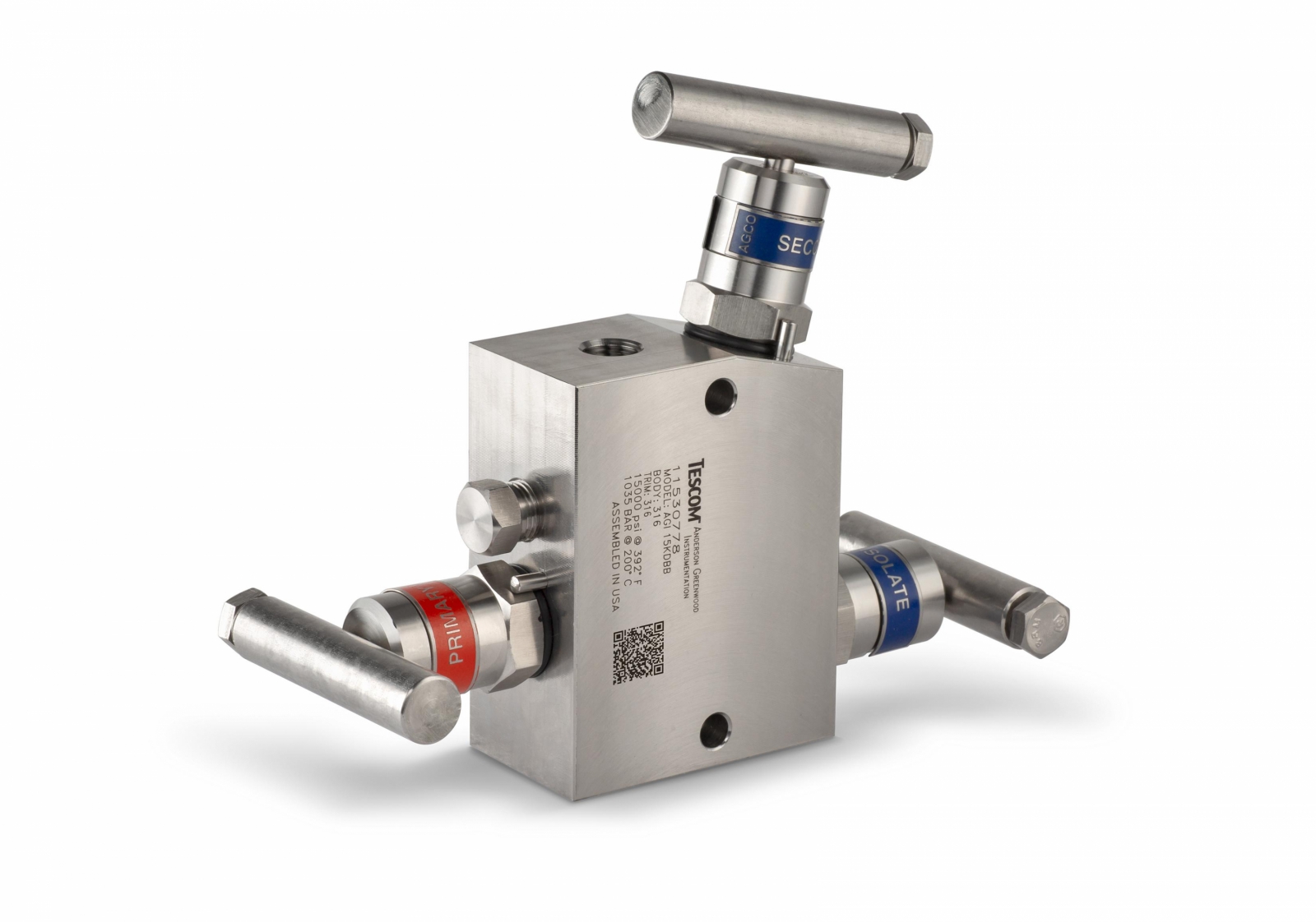 The Emerson H2 Valve Series 15,000 psi DBB and hand valves are hand-operated with a maintenance-free design, which minimizes downtime.